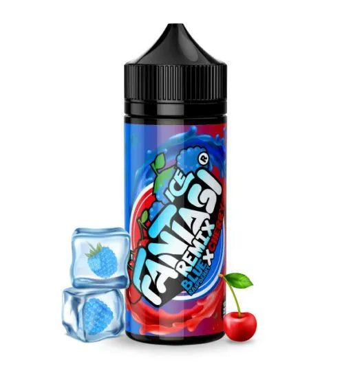 Ice Remix Blue Raspberry X Cherry 70/30 E-Liquid (Ice Remix Blaue Himbeere X Kirsche) | Fantasi