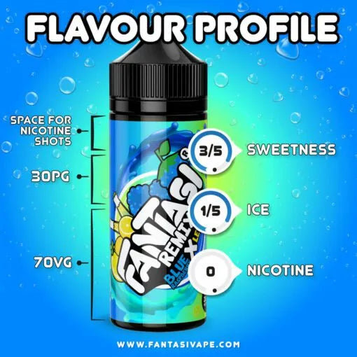 Remix Blue Raspberry X Lemonade 70/30 E-Liquid (Remix Blaue Himbeere X Limonade) | Fantasi