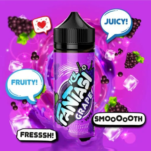 Grape Ice 70/30 E-Liquid (Traubeneis) | Fantasi