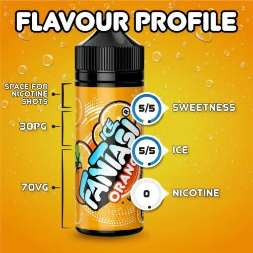 Orange Ice 70/30 E-Liquid | Fantasi