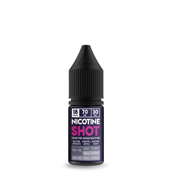 Nikotin Shot 70/30 18mg 10ml
