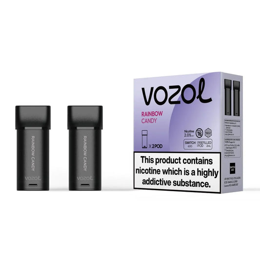 Vozol Switch 600 - Rainbow Candy - Cartridges Pod | x2