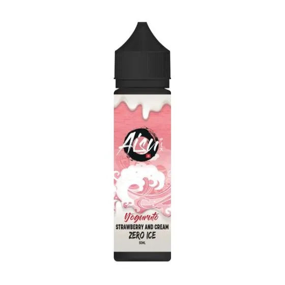 E-Liquid Strawberry & Cream - Shortfill Format - Zero Ice - Aisu Yoguruto by Zap! Juice (Erdbeercreme) | 50ml | 70/30